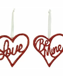 Discount 🌟 Traditions Valentine Heart Ornaments Set/2 🛒
