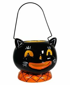 Budget 🤩 Traditions Grinning Light Up Cat Lantern 💯