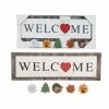 Outlet 👍 Traditions Wood Welcome Sign With Holiday Magnets Set/7 😍 -Traditions Shop TPTC00261 scaled
